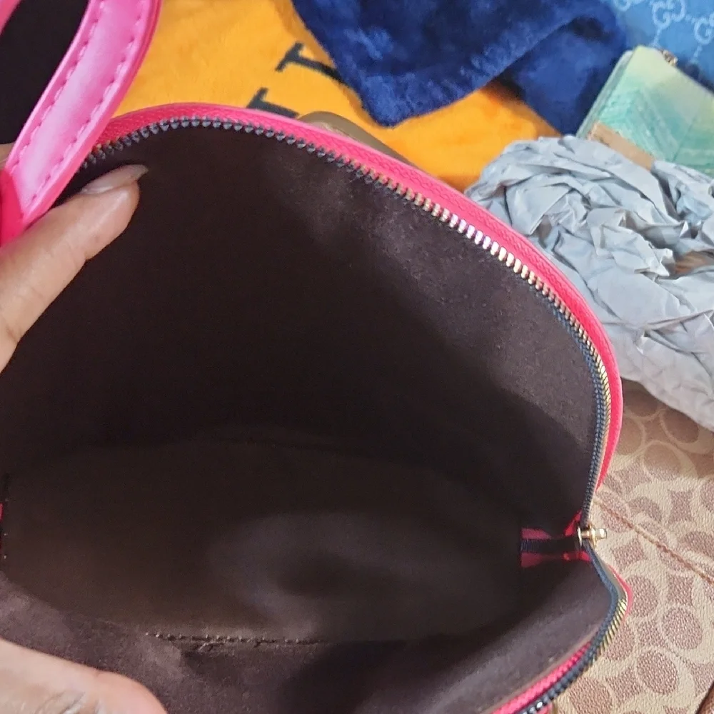 Pink Bandana Print  Mini Women's Handbag - Picture 4 of 6